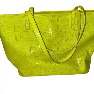 🌸Spring Sale!🌸 GUC Kate Spade Neon Yellow PVC Tote